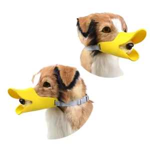 Canack Animal Veterinary Pet Anti-Bite Cute Puppy Dog Soft Silicone muzzles