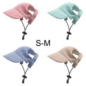 Dog Baseball Cap Dogs Hats for Small Medium Dogs with Ear Holes Casual
