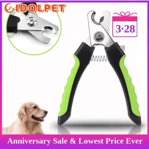 Dog Nail Clippers with Safety Guard Cat Dog Nail Trimmers Pet Nail Clippers Sharp Blades Suitable for Medium Large Dogs Cats