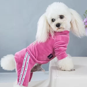 Four-legged Fashion letter Pet Dog Clothes for Dogs Coat Hoodie Sweatshirt Four seasons One-piece Jumpsuit Pet Dog Clothing