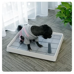 Litter & Housebreaking Pet potty indoor simple size flat mesh with upright dog toilet available Dog Supplies