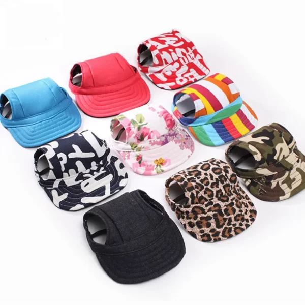 Summer Dog Hat Pet Baseball Cap Outdoor Sunscreen Hats Breathable Sun Hats For Dogs Cat Pet Accessories - Image 2