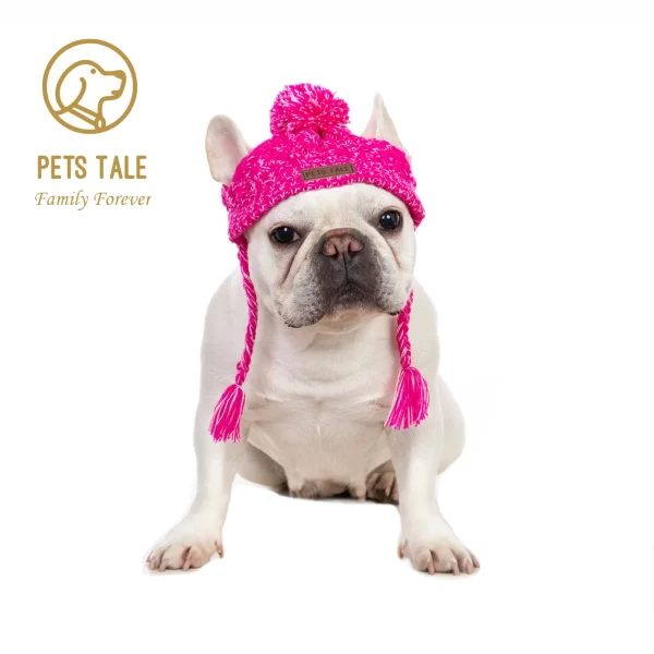 Winter Soft Dog Hats, Warm Pet Dog Knitted Hat, Windproof Knitting Dog Hat - Image 2