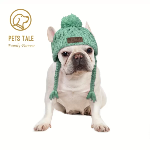 Winter Soft Dog Hats, Warm Pet Dog Knitted Hat, Windproof Knitting Dog Hat - Image 4
