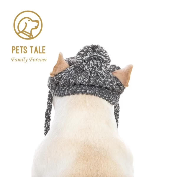 Winter Soft Dog Hats, Warm Pet Dog Knitted Hat, Windproof Knitting Dog Hat - Image 5