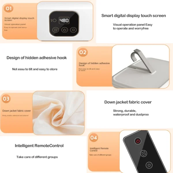 Portable Clothes Dryer Compact and Convenient Drying Solution RV Easy to Use with Dryer Bag for Garments Underwear Baby Clothes - Image 5