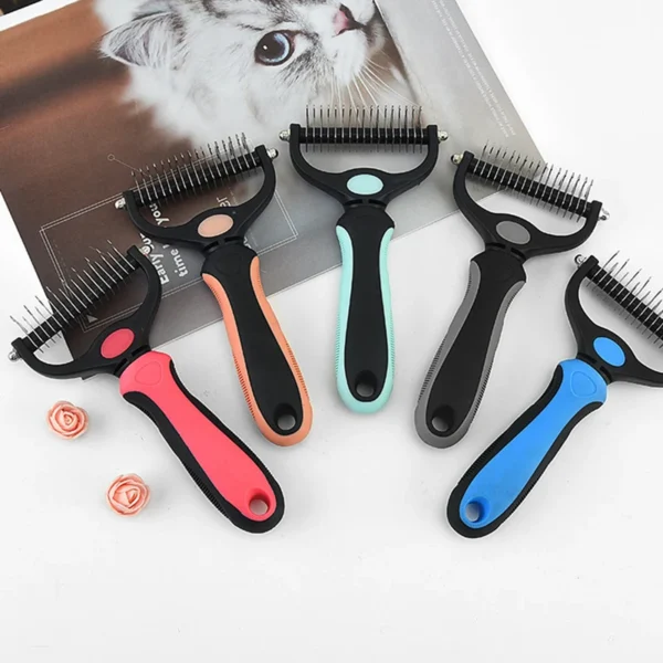Professional Pet Deshedding Brush Dog Hair Remover Pet Fur Knot Cutter Puppy Cat Comb Brushes Dogs Grooming Shedding Supplies - Image 5